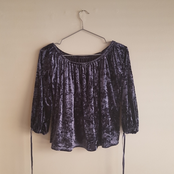 Blue Velvet Top - Picture 2 of 3